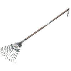 Draper Young Gardener Lawn Rake with Ash Handle