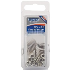 Draper EXPERT M5 x 0.8 Metric Thread Insert Refill Pack (12)