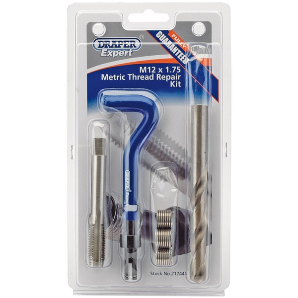 Draper EXPERT M12 x 1.75 Metric Thread Repair Thread Kit Draper EXPERT M12 x 1.75 Metric Thread Repair Thread Kit