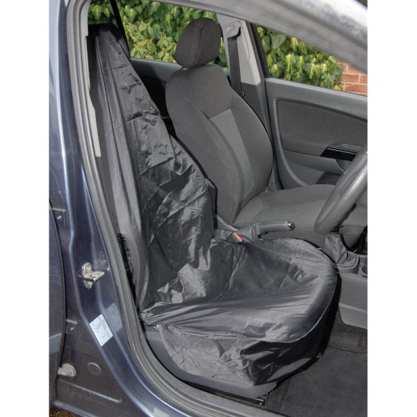 Draper Side Airbag Compatible Polyester Front Seat Cover Draper Side Airbag Compatible Polyester Front Seat Cover