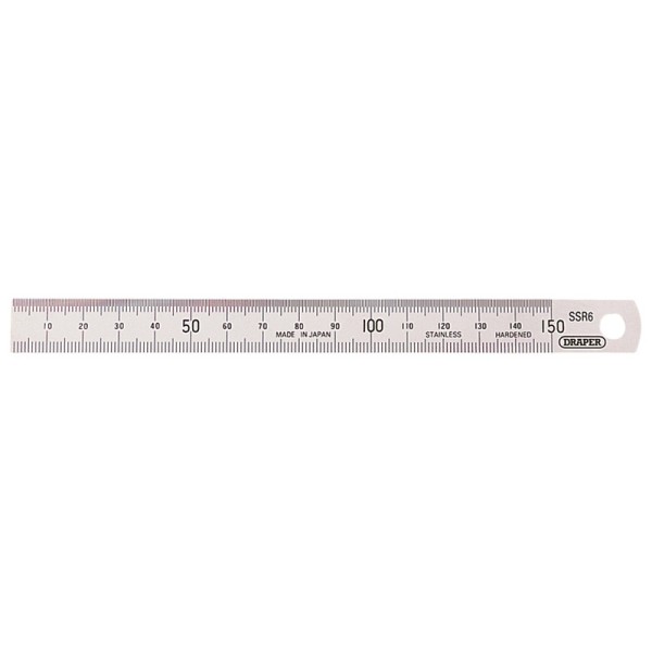 Draper EXPERT 150mm/ 6" Stainless Steel Rule Draper EXPERT 150mm/ 6" Stainless Steel Rule