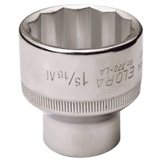 Draper 1.5/16 1/2" Square Drive Hi-Torq® 12 Point Socket (Sold Loose)