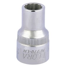 Draper 11mm 1/2" Square Drive Elora Bi-Hexagon Socket