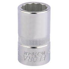 Draper 16mm 1/2" Square Drive Elora Bi-Hexagon Socket