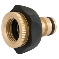 Draper Brass and Rubber Tap Connector (1/2" - 3/4")