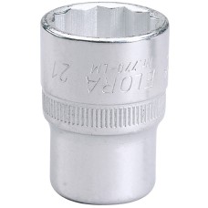 Draper 21mm 1/2" Square Drive Elora Bi-Hexagon Socket