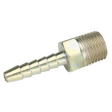 Draper 1/4" BSP Taper 3/16" Bore PCL Male Screw Tailpiece (Sold Loose)