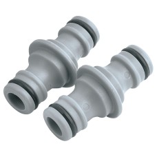 Draper Two-Way Hose Connector (Twin Pack)