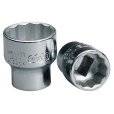 Draper 17mm 3/8" Square Drive Elora Bi-Hexagon Socket