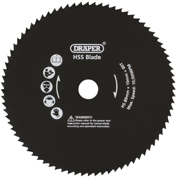 Draper 89mm Metal Cut Blade for Storm Force® Mini Plunge Saw Draper 89mm Metal Cut Blade for Storm Force® Mini Plunge Saw
