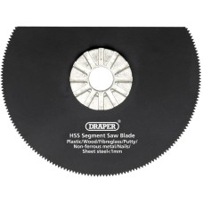 Draper HSS Segment Saw Blade 88mm Dia. x 18tpi