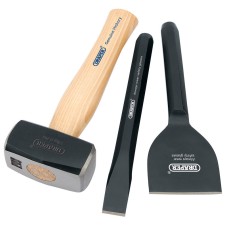 Draper Builders Kit with FSC Certified Hickory Handle (3 Piece)