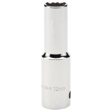 Draper EXPERT 12mm 1/2" Square Drive Hi-Torq® 12 Point Deep Socket (Sold Loose)