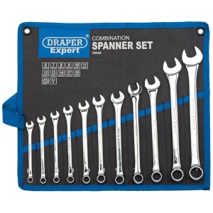 Draper Expert HI-TORQ® Metric Combination Spanner Set (11 Piece) (29545) Draper Expert HI-TORQ® Metric Combination Spanner Set (11 Piece) (29545)