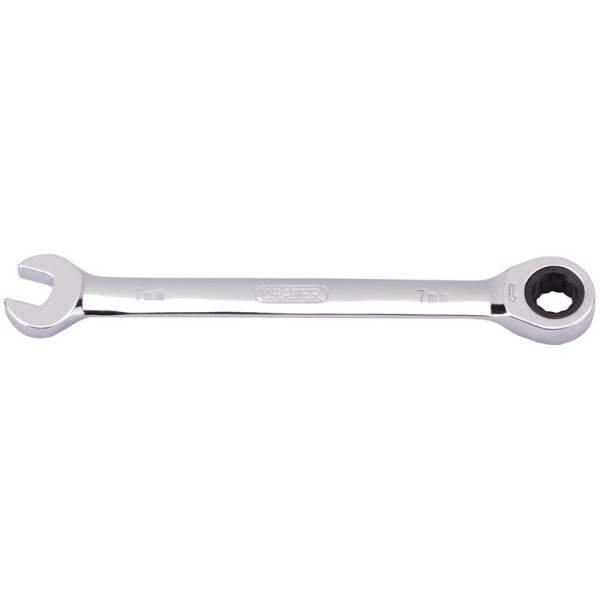 Draper 7mm Metric Ratcheting Combination Spanner Draper 7mm Metric Ratcheting Combination Spanner