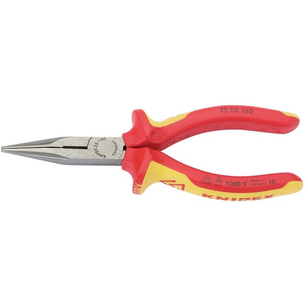 Draper Knipex VDE Fully Insulated Long Nose Pliers (160mm) Draper Knipex VDE Fully Insulated Long Nose Pliers (160mm)
