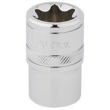 Draper EXPERT 1/2" Square Drive Draper TX-STAR® Socket (E20)