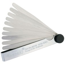 Draper 10 Blade Metric Feeler Gauge Set