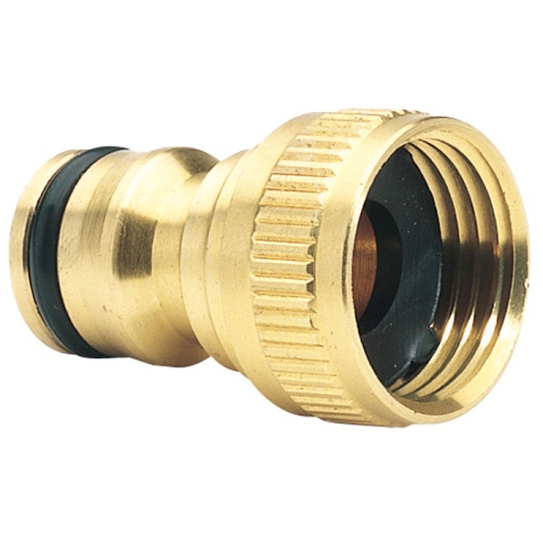 Draper EXPERT Brass 1/2" BSP Garden Hose Tap Connector Draper EXPERT Brass 1/2" BSP Garden Hose Tap Connector