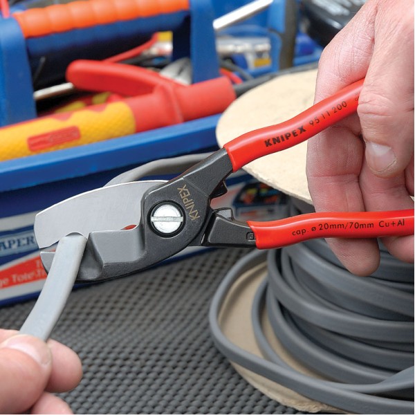 Draper Knipex 200mm Copper or Aluminium Only Cable Shear Draper Knipex 200mm Copper or Aluminium Only Cable Shear