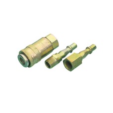 Draper Air Line Coupling Set 1/4 BSP (3 Piece)