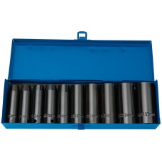 Draper EXPERT 1/2 Inch Sq. Dr. Hi-Torq® Metric Deep Impact Socket Set (10 Piece)