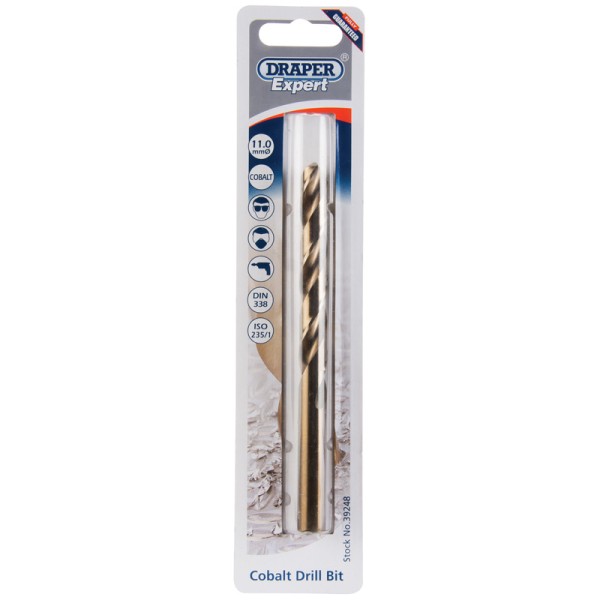Draper EXPERT 11.0mm HSS Cobalt Drill Draper EXPERT 11.0mm HSS Cobalt Drill