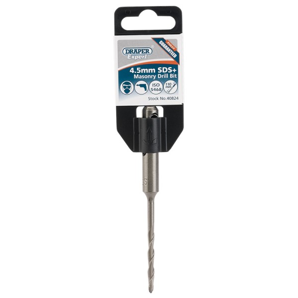 Draper EXPERT 4.5 X 110mm SDS+ Masonry Drill Draper EXPERT 4.5 X 110mm SDS+ Masonry Drill