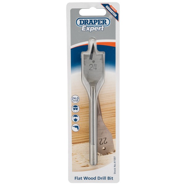 Draper EXPERT 24.0mm Flat Wood Bit Draper EXPERT 24.0mm Flat Wood Bit