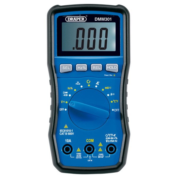 Draper Automotive Digital Multimeter Draper Automotive Digital Multimeter