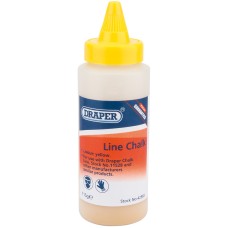 Draper 115g Plastic Bottle of Yellow Chalk for Chalk Line