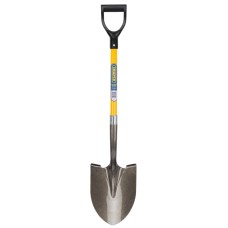 Draper Round Point Shovel with Fibreglass Shaft