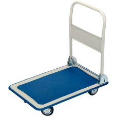 Draper 150kg Platform Trolley with Folding Handle - 630 x 480 x 850mm