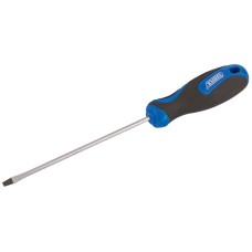 Draper 3.2 x 100mm Plain Slot Screwdriver with Soft Grip Handles