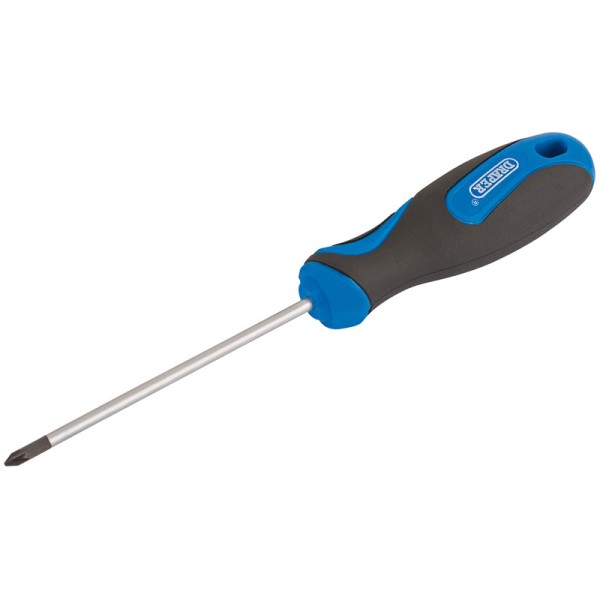 Draper No.0 x 75mm PZ Type Screwdriver with Soft Grip Handles Draper No.0 x 75mm PZ Type Screwdriver with Soft Grip Handles