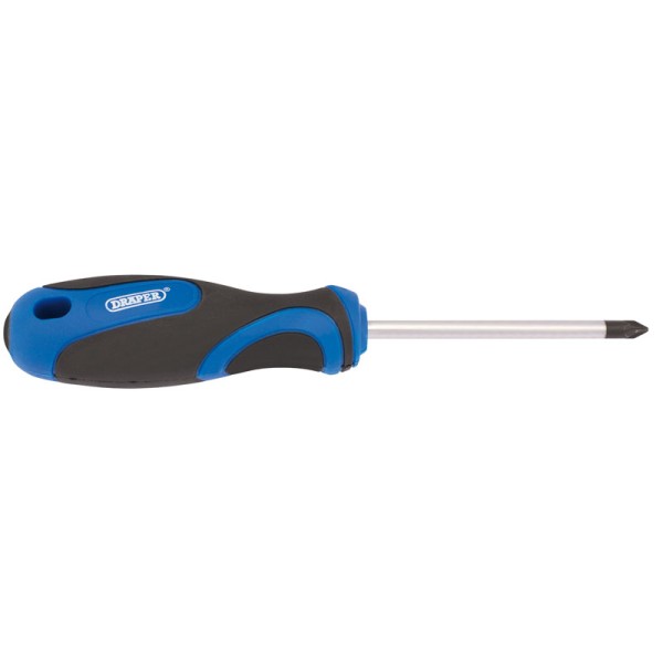 Draper No.1 x 75mm PZ Type Screwdriver with Soft Grip Handles Draper No.1 x 75mm PZ Type Screwdriver with Soft Grip Handles