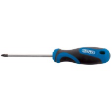 Draper No.2 x 100mm PZ Type Screwdriver with Soft Grip Handles