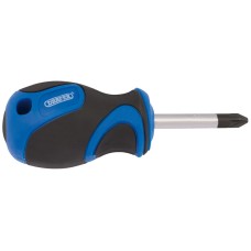 Draper No.2 x 38mm PZ Type Screwdriver with Soft Grip Handles