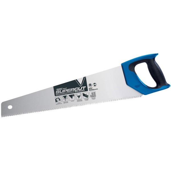 Draper EXPERT Supercut® 500mm/20" Soft Grip Hardpoint Handsaw - 7tpi/8ppi Draper EXPERT Supercut® 500mm/20" Soft Grip Hardpoint Handsaw - 7tpi/8ppi