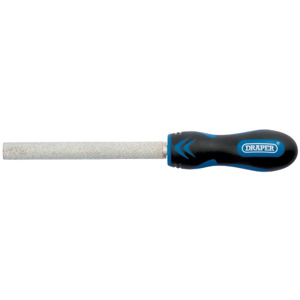 Draper 140mm Soft Grip Half Round Tiling File Draper 140mm Soft Grip Half Round Tiling File