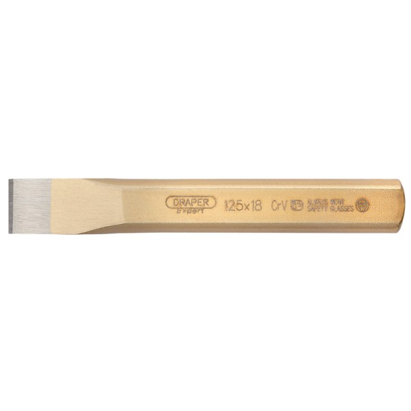 Draper EXPERT 18mm x 125mm Flat Cold Chisel Draper EXPERT 18mm x 125mm Flat Cold Chisel