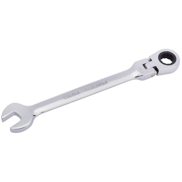 Draper Hi-Torq® 12mm Metric Flexible Head Ratcheting Combination Spanner Draper Hi-Torq® 12mm Metric Flexible Head Ratcheting Combination Spanner