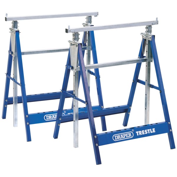 Draper Pair of Telescopic Saw Horses or Builders Trestles Draper Pair of Telescopic Saw Horses or Builders Trestles