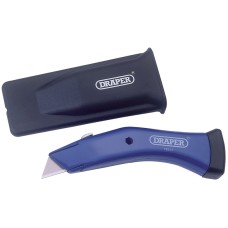 Draper Heavy Duty Retractable Trimming Knife with Quick Change Blade Facility