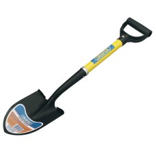 Draper Round Point Mini Shovel with Fibreglass Shaft