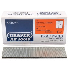 Draper 32mm Brad Nails (5000)