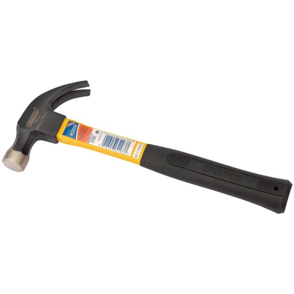 Draper EXPERT 450g (16oz) Fibreglass Shafted Claw Hammer Draper EXPERT 450g (16oz) Fibreglass Shafted Claw Hammer