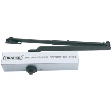 Draper Adjustable Automatic Door Closer for Doors Between 45kg and 85Kg