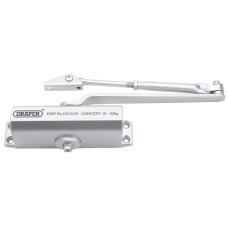 Draper Adjustable Automatic Door Closer for Doors Between 15kg and 30Kg