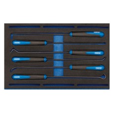 Draper Long Reach Hook and Pick Set in 1/4 Drawer EVA Insert Tray (6 Piece)